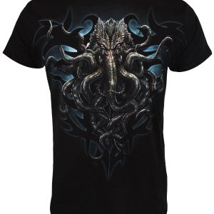 Spiral Cthulhu Men’s Black T-Shirt