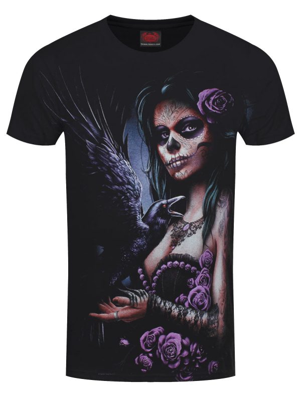 Spiral DOTD Raven Men’s Black T-Shirt