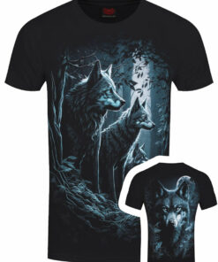 Spiral Forest Guardians Mens Black T Shirt 1