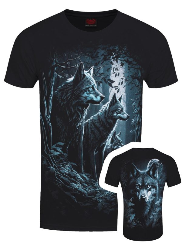 Spiral Forest Guardians Men’s Black T-Shirt