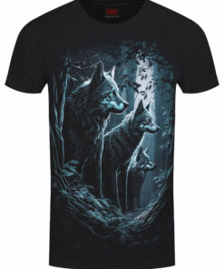 Spiral Forest Guardians Mens Black T Shirt 3