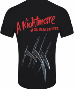 Spiral Freddy Claws Elm Street Mens Black T Shirt 2