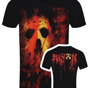 Spiral Friday 13th Jason Lives Men’s Black T-Shirt