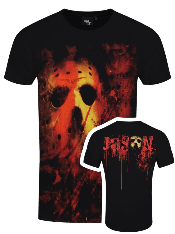 Spiral Friday 13th Jason Lives Men’s Black T-Shirt