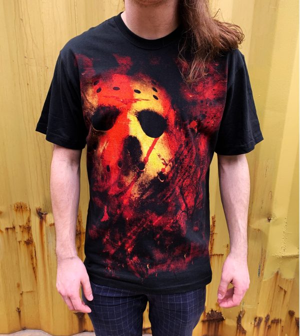 Spiral Friday 13th Jason Lives Men’s Black T-Shirt