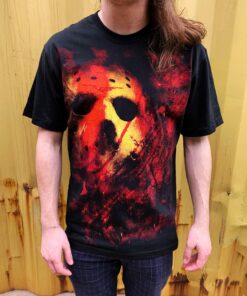Spiral Friday 13th Jason Lives Men's Black T-Shirt 3 Spiral Friday 13th Jason Lives Mens Black T Shirt 4