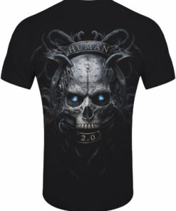 Spiral Human 2.0 Men's Black T-Shirt 1 Spiral Human 20 Mens Black T Shirt 2