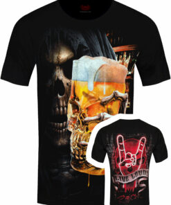 Spiral Live Loud Mens Black T Shir 1