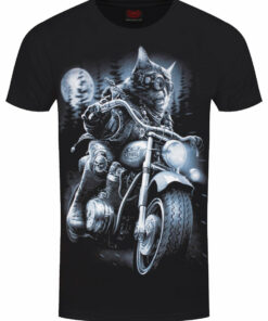 Spiral Nine Lives Mens Black T Shirt 3