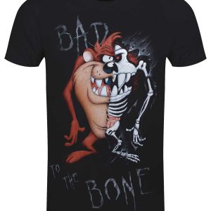 Spiral Taz Bad 2 D Bone Men’s Black T-Shirt