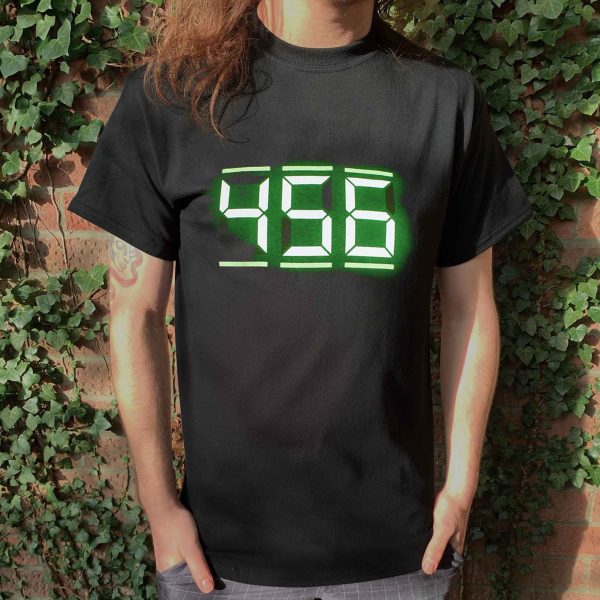 Squid Game 456 Digital Text Men’s Black T-Shirt