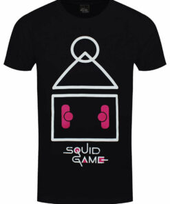Squid Game Symbol Mens Black T Shirt 1