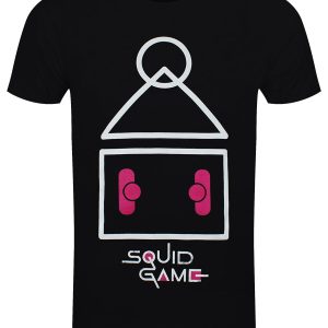 Squid Game Symbol Mens Black T Shirt 1