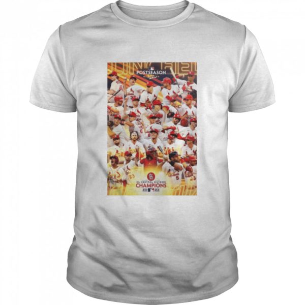 St Louis Cardinals MLB 2022 NL Central Division Champions Clinched shirt