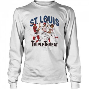 St Louis Cardinals Triple Threat Molina Wainwright Pujols signatures shirt 3