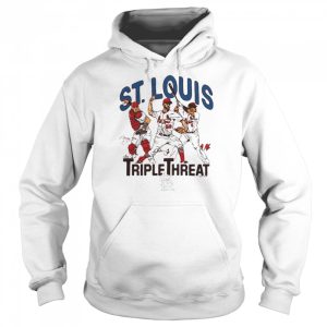 St Louis Cardinals Triple Threat Molina Wainwright Pujols signatures shirt 5