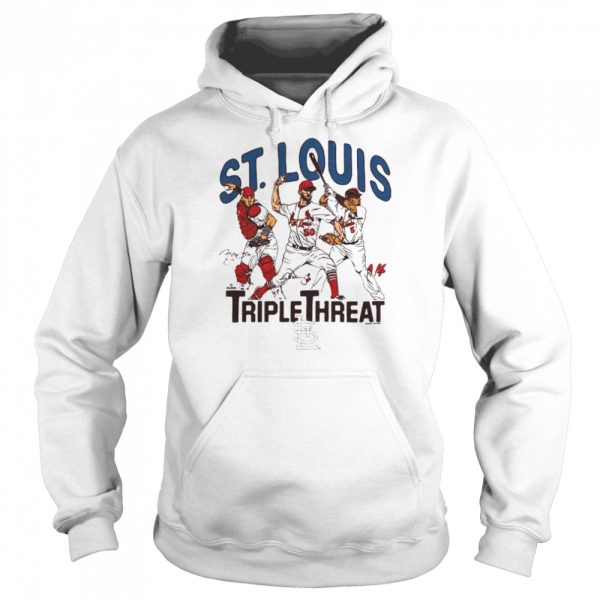 St Louis Cardinals Triple Threat Molina Wainwright Pujols signatures shirt