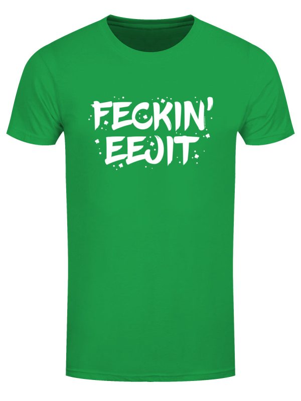 St Patrick’s Day Feckin’ Eejit Men’s Green T-Shirt