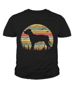 Staffordshire Bull Terrier Dog Retro 70s Vintage Shirt Youth tee 4