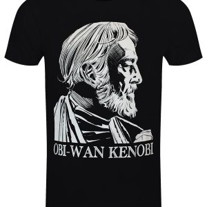 Star Wars Classic Kenobi Mens Black T Shirt 1