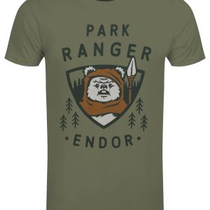 Star Wars Endor Park Ranger Men’s Green T-Shir