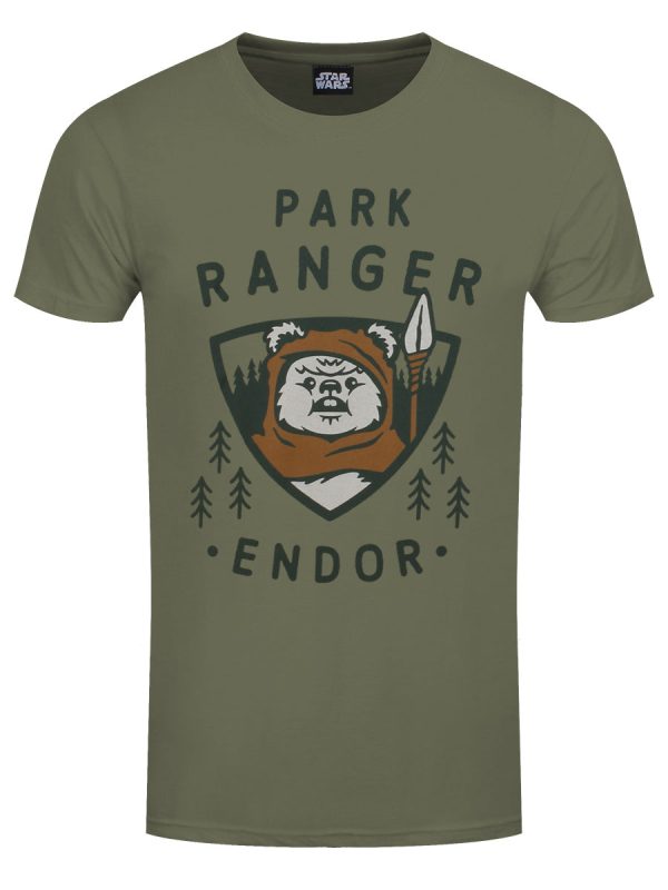 Star Wars Endor Park Ranger Men’s Green T-Shir