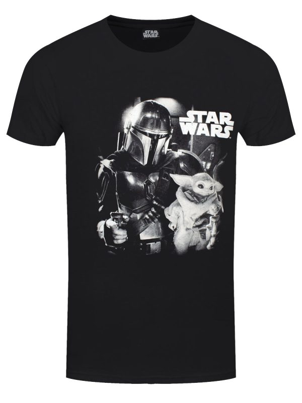 Star Wars Mandalorian Men’s Black T-Shirt