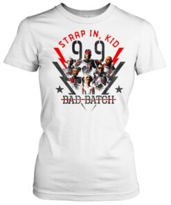 Star Wars The Bad Batch Strap In Kid Group Shot T shirt 2
