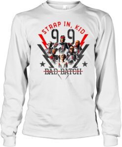 Star Wars The Bad Batch Strap In Kid Group Shot T shirt 3