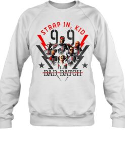 Star Wars The Bad Batch Strap In Kid Group Shot T shirt 4