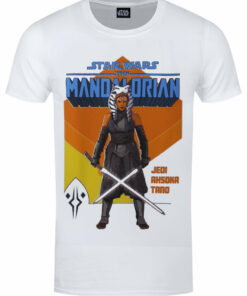 Star Wars The Mandalorian Ahsoka Jedi Mens White T Shirt 1