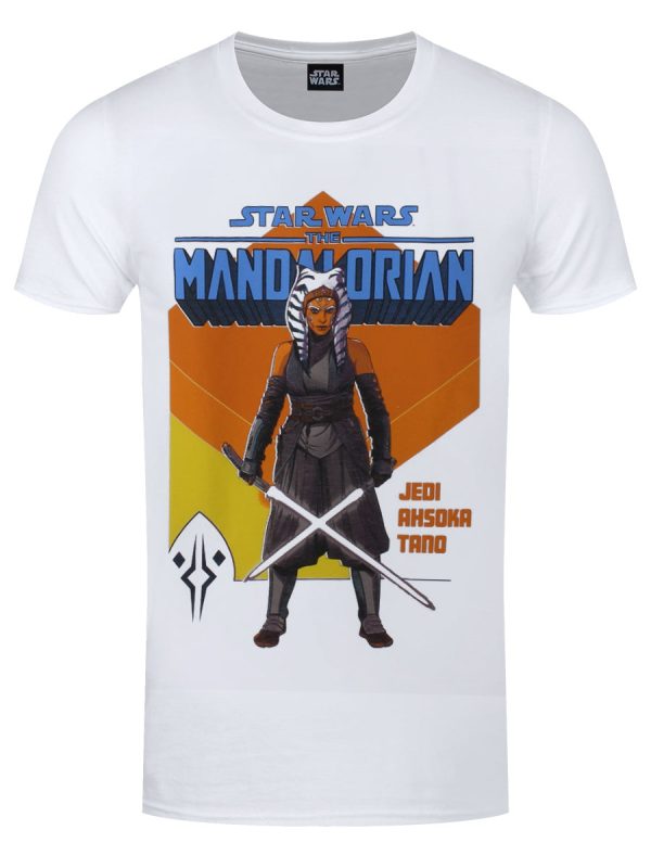 Star Wars The Mandalorian Ahsoka Jedi Men’s White T-Shirt