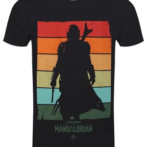 Star Wars The Mandalorian Spectrum Men’s Black T-Shirt