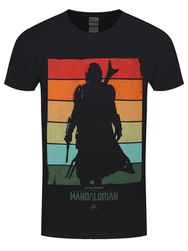 Star Wars The Mandalorian Spectrum Men’s Black T-Shirt