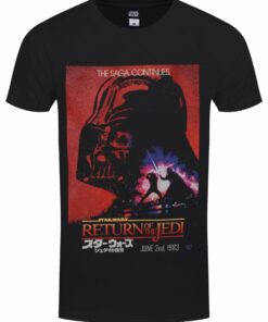Star Wars Vader Poster Mens Black T Shirt 1
