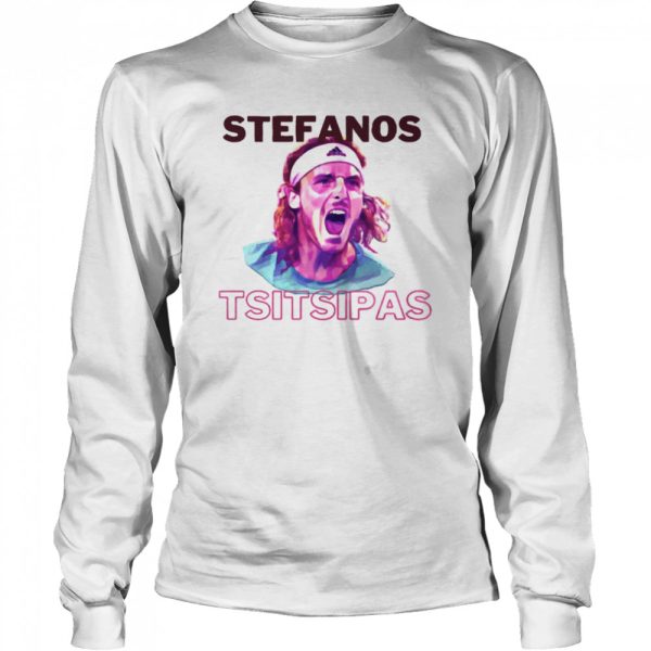 Stefanos Tsitsipas Illustration shirt