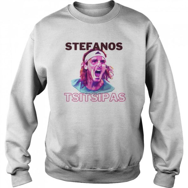 Stefanos Tsitsipas Illustration shirt