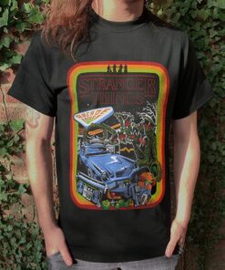 Stranger Things Retro Boarder Men's Black T-Shirt 2 Stranger Things Retro Boarder Mens Black T Shirt 3