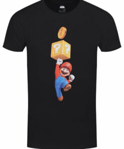 Super Mario Bros Mario Coin Mens T Shirt 1