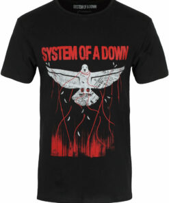 System Of A Down Dove Overcome Mens Black T Shirt 1