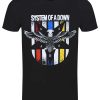 System Of A Down Eagle Colours Men’s Black T-Shirt