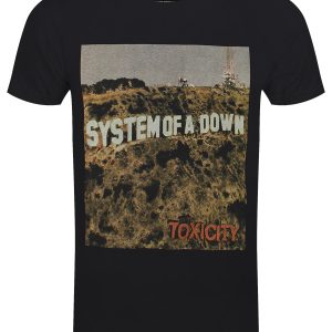 System Of A Down Toxicity Mens Black T Shirt 1