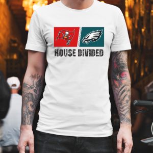 Tampa Bay Buccaneers vs Philadelphia Eagles House Divided Shirt 1