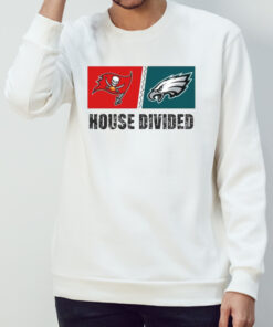 Tampa Bay Buccaneers vs Philadelphia Eagles House Divided Shirt 2