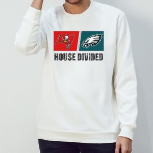 Tampa Bay Buccaneers vs Philadelphia Eagles House Divided Shirt 2