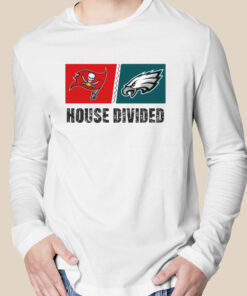 Tampa Bay Buccaneers vs Philadelphia Eagles House Divided Shirt 3