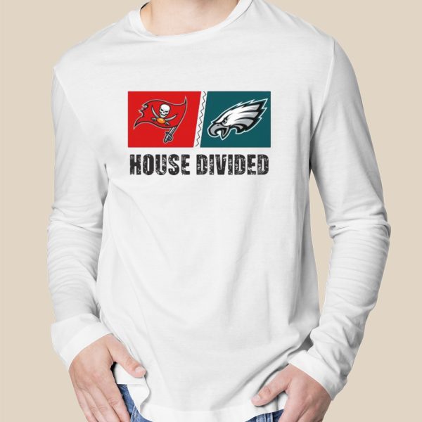 Tampa Bay Buccaneers vs Philadelphia Eagles House Divided Shirt