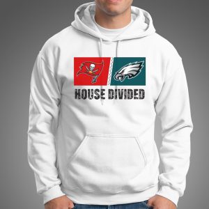 Tampa Bay Buccaneers vs Philadelphia Eagles House Divided Shirt 5