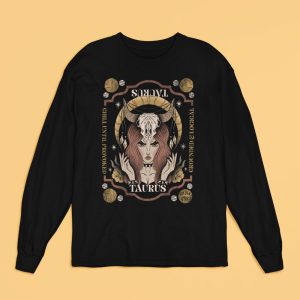 Taurus Zodiac Long Sleeve Shirt