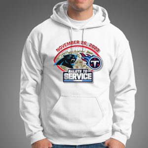 Tennessee Titans vs Carolina Panthers gameday November 26 2023 Salute to service shirt 5